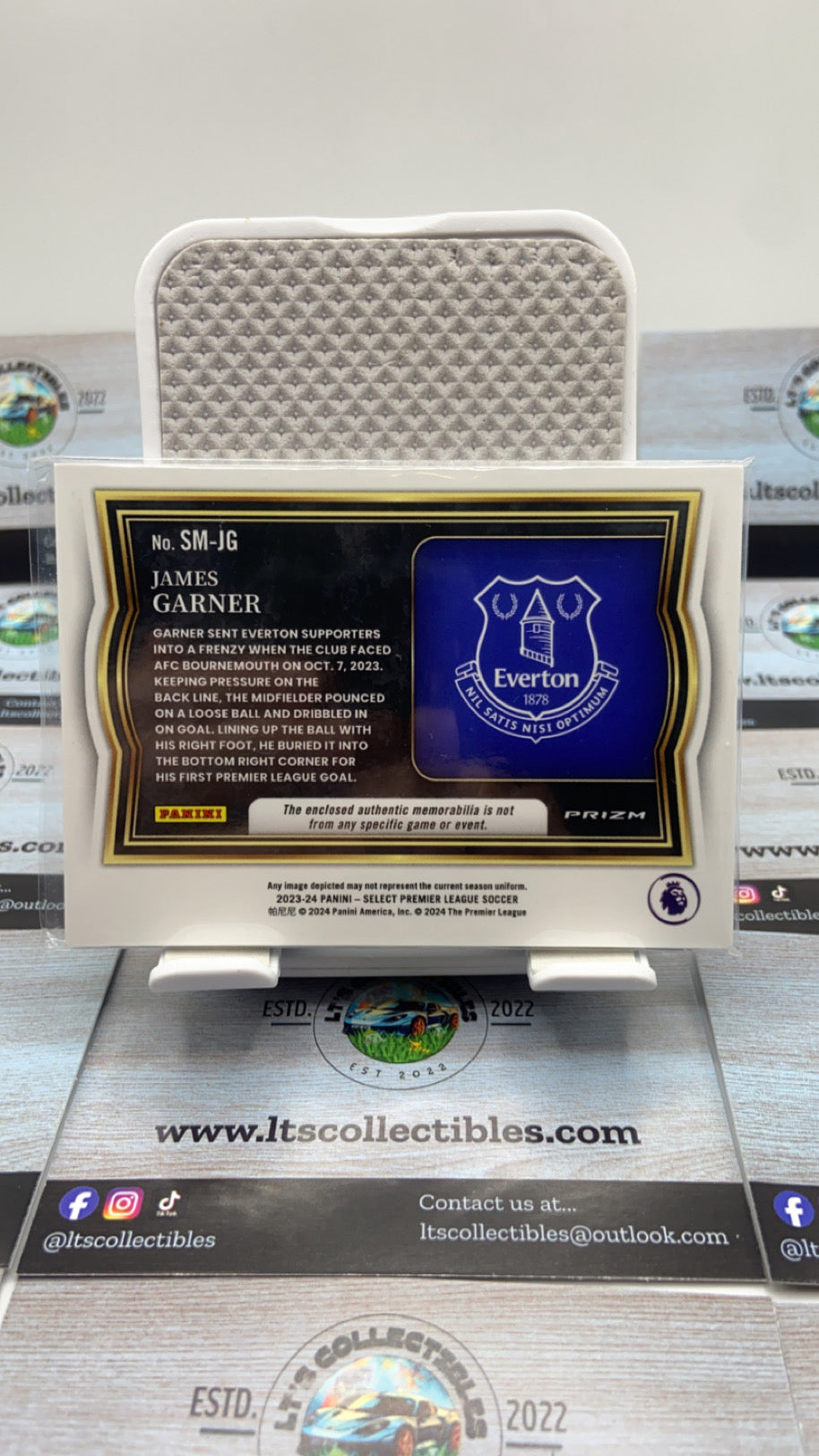 Panini Prizm - James Garner Patch