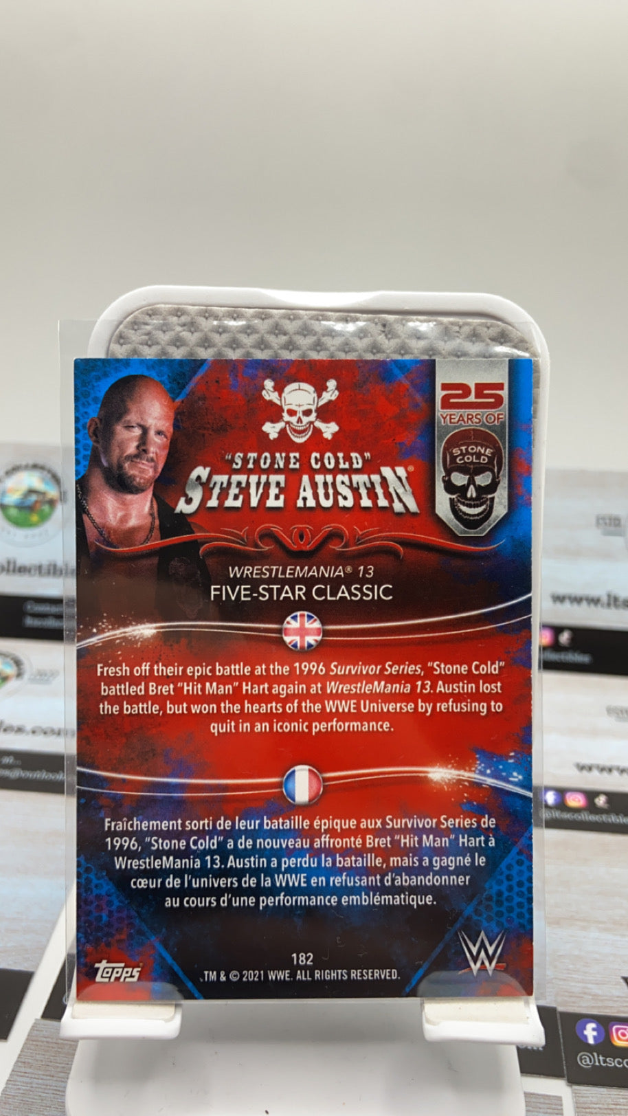 Topps WWE - 25 years of stone cold Steve Austin