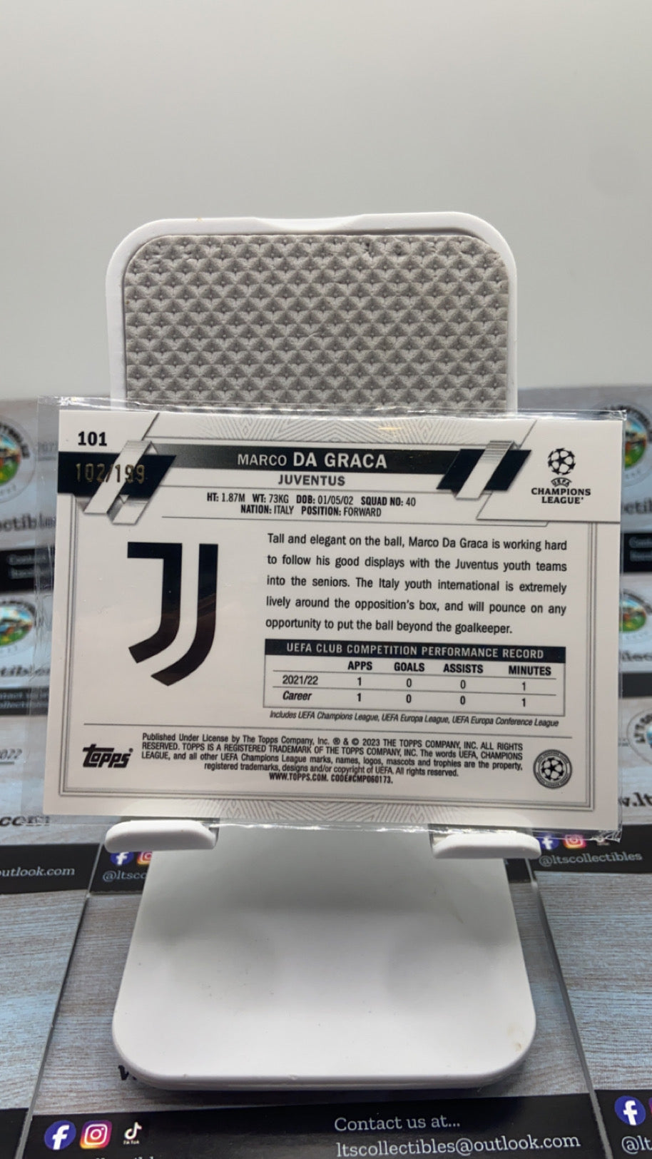 Topps Chrome - Marco de Graca /199