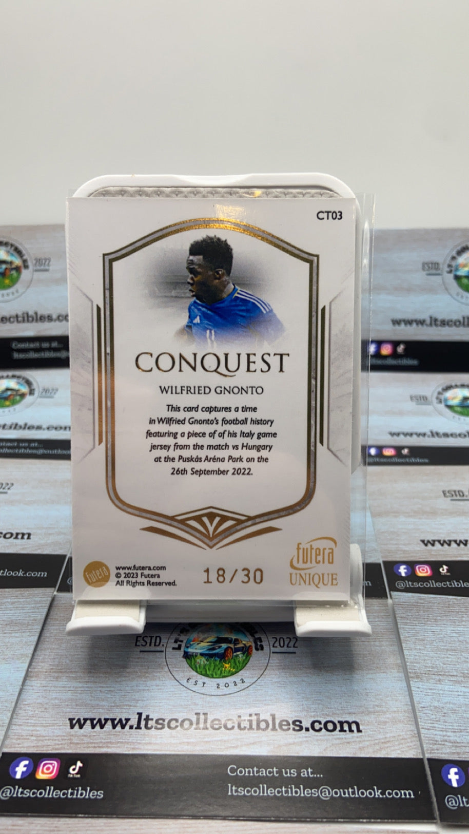 Futera Unique - Wilfred Gnonto /30