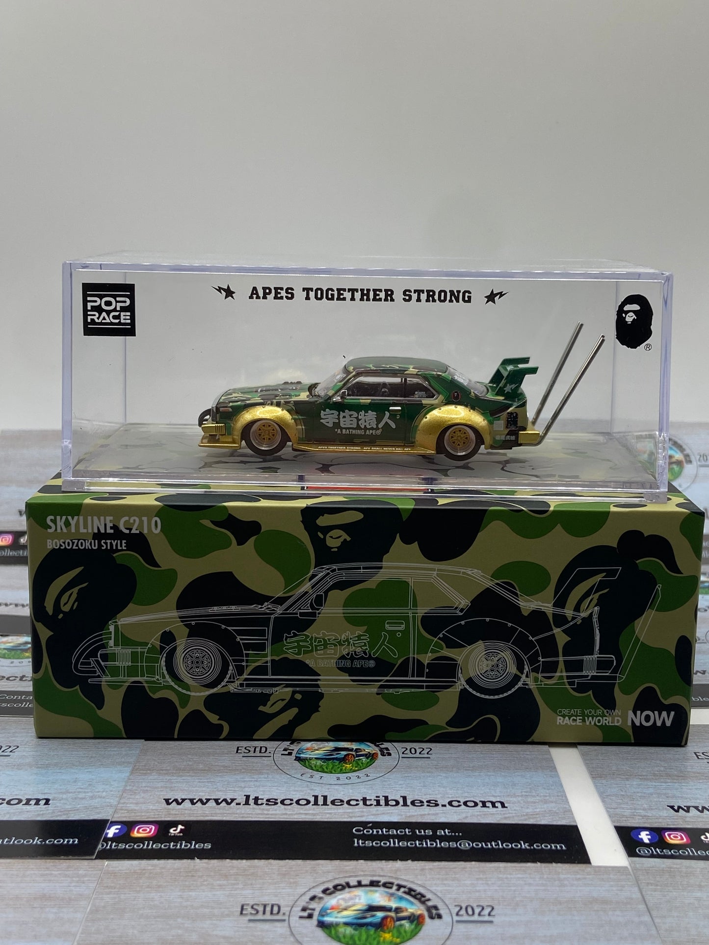 Pop Race X Bape Skyline