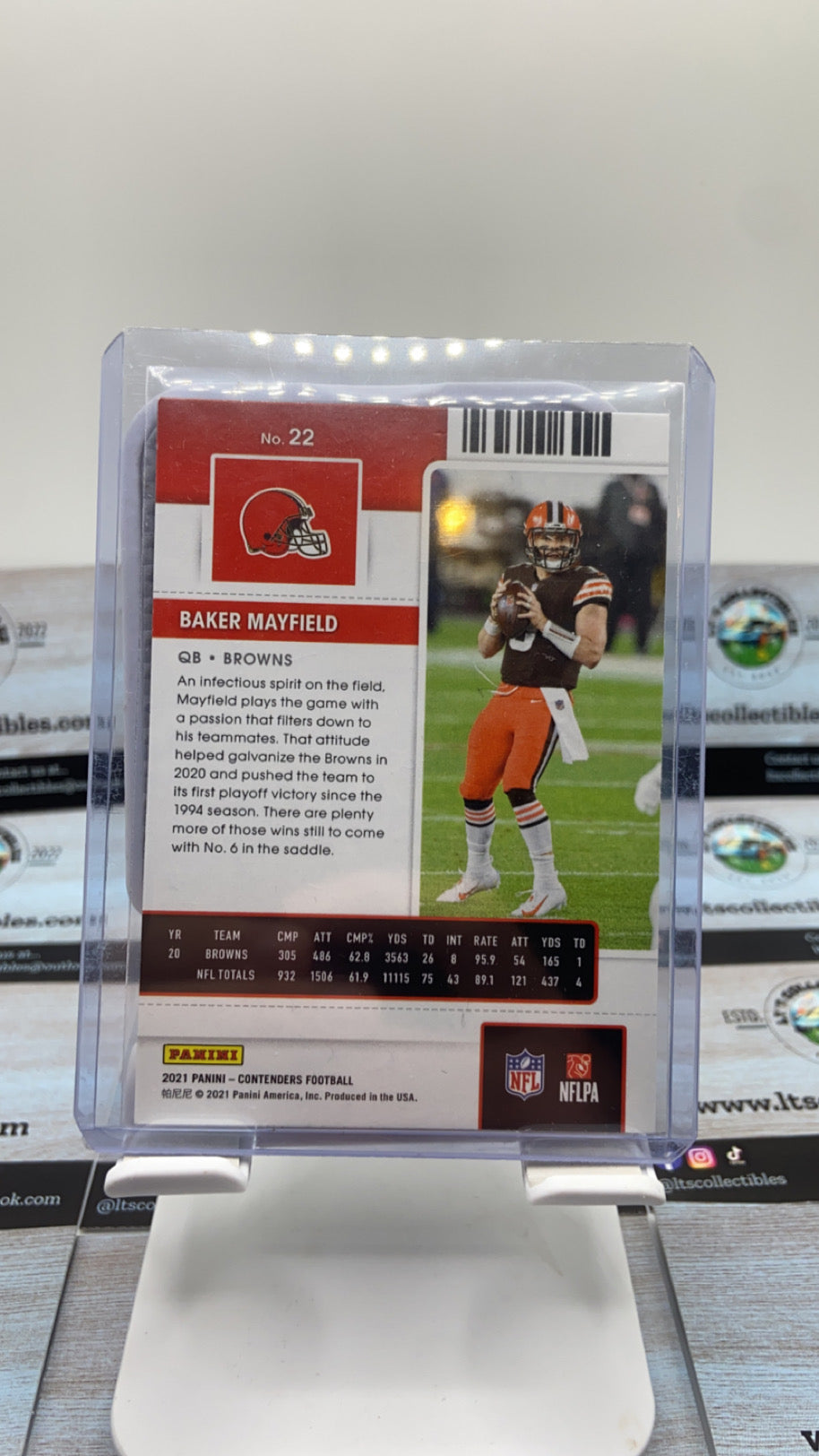 2021 Panini Contenders football - Baker Mayfield Season Ticket