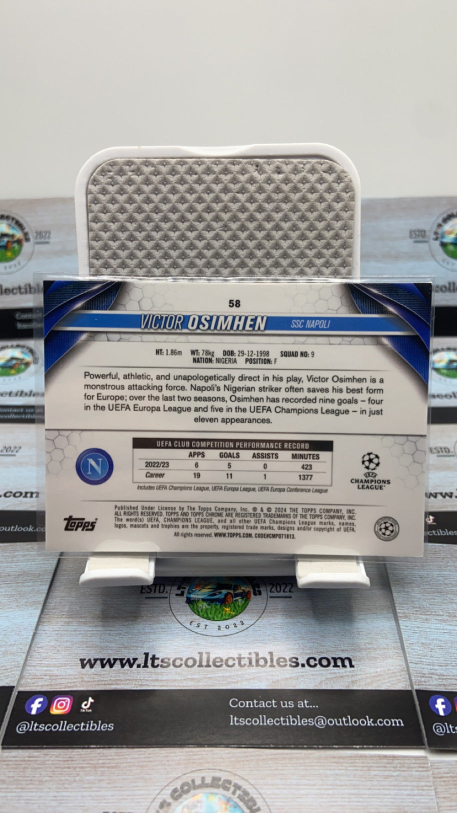Topps Chrome - Victor Osimhen /52