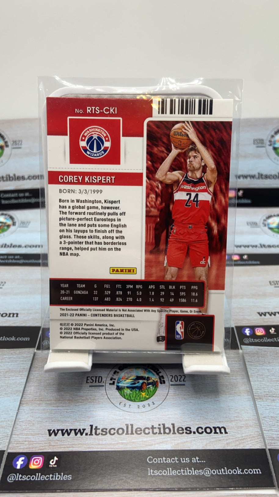 Panini NBA - Corey Kispert Patch