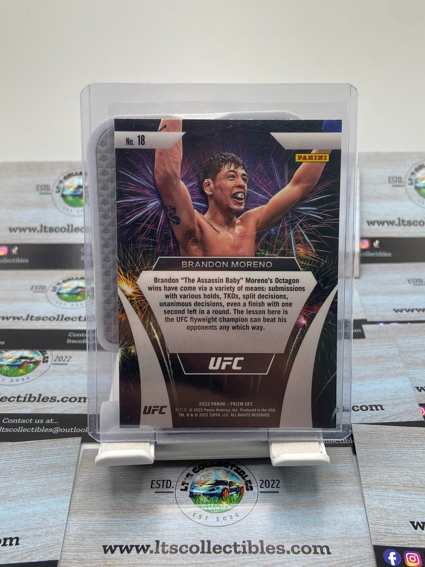 2022 Panini Prizm UFC - Fireworks - Brandon Moreno