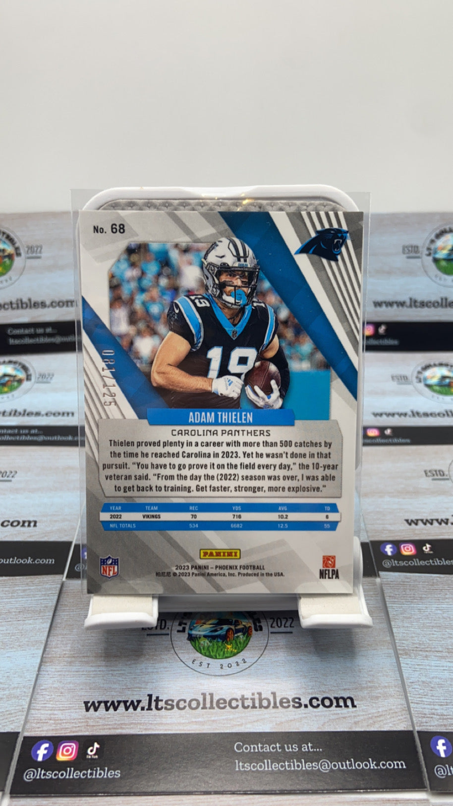 Panini NFL - Adam Thielen /125