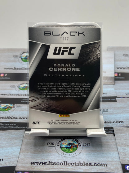 2021 panini chronicles black ufc - Donald Cerrone