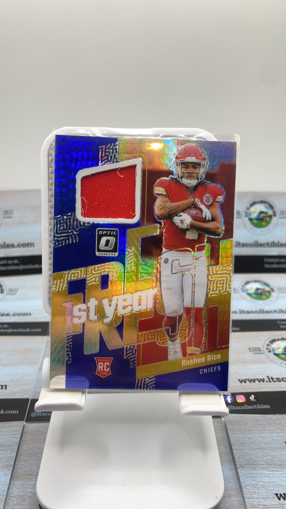 Donruss optic - RC Rashee Rice - Authentic memorabilia patch