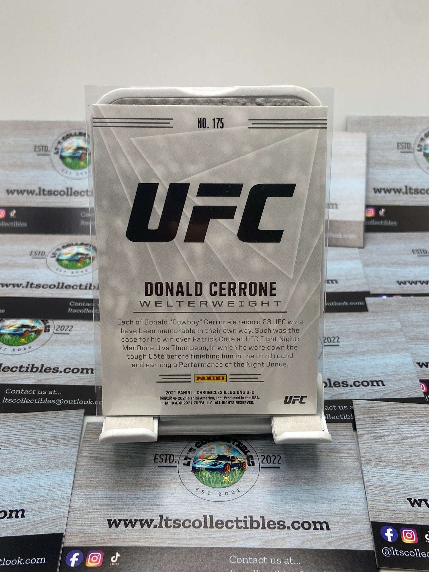 2021 panini chronicles illusions ufc - Donald Cerrone