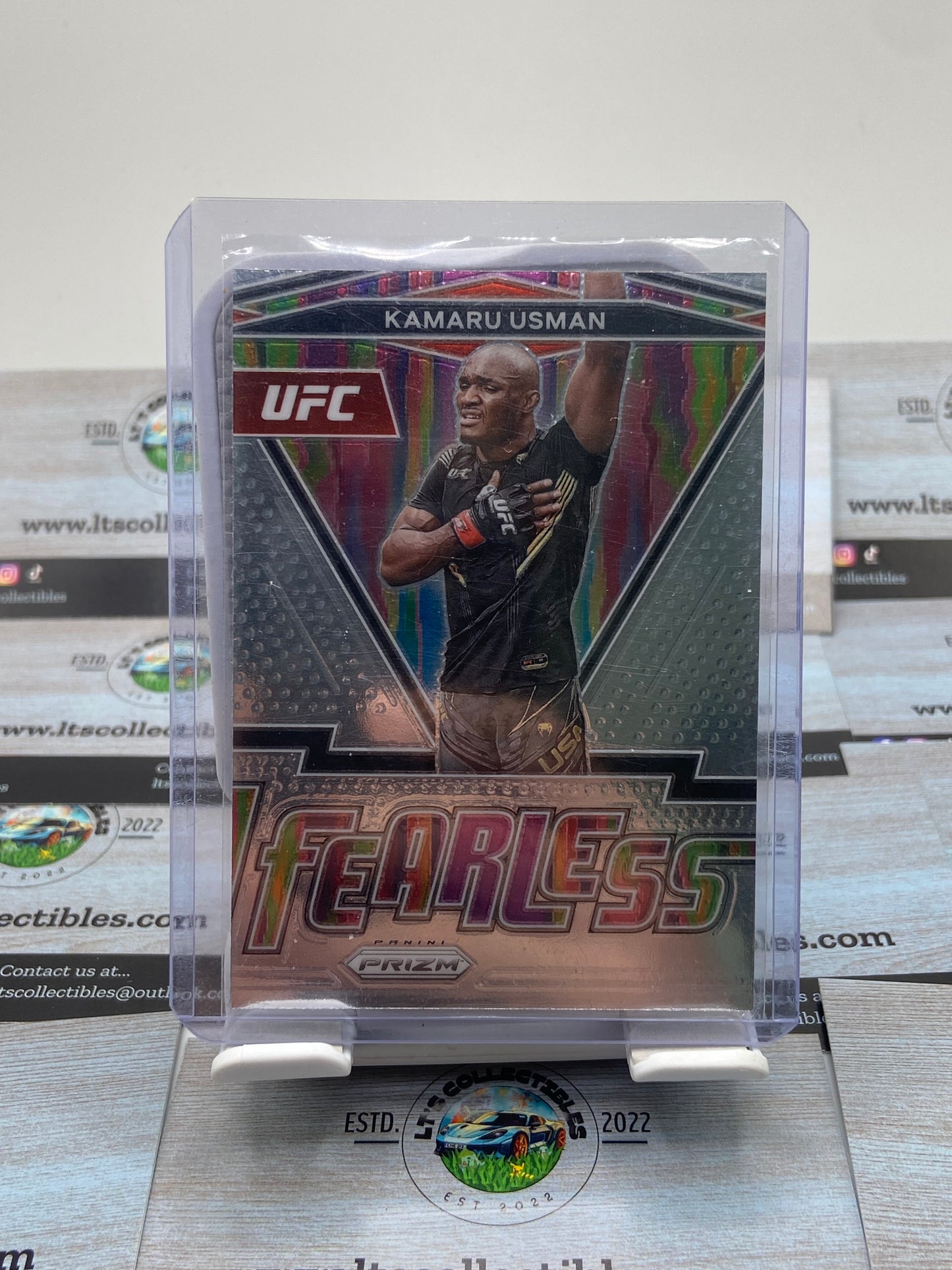 2022 Panini Prizm UFC -Fearless - Kamaru Usman