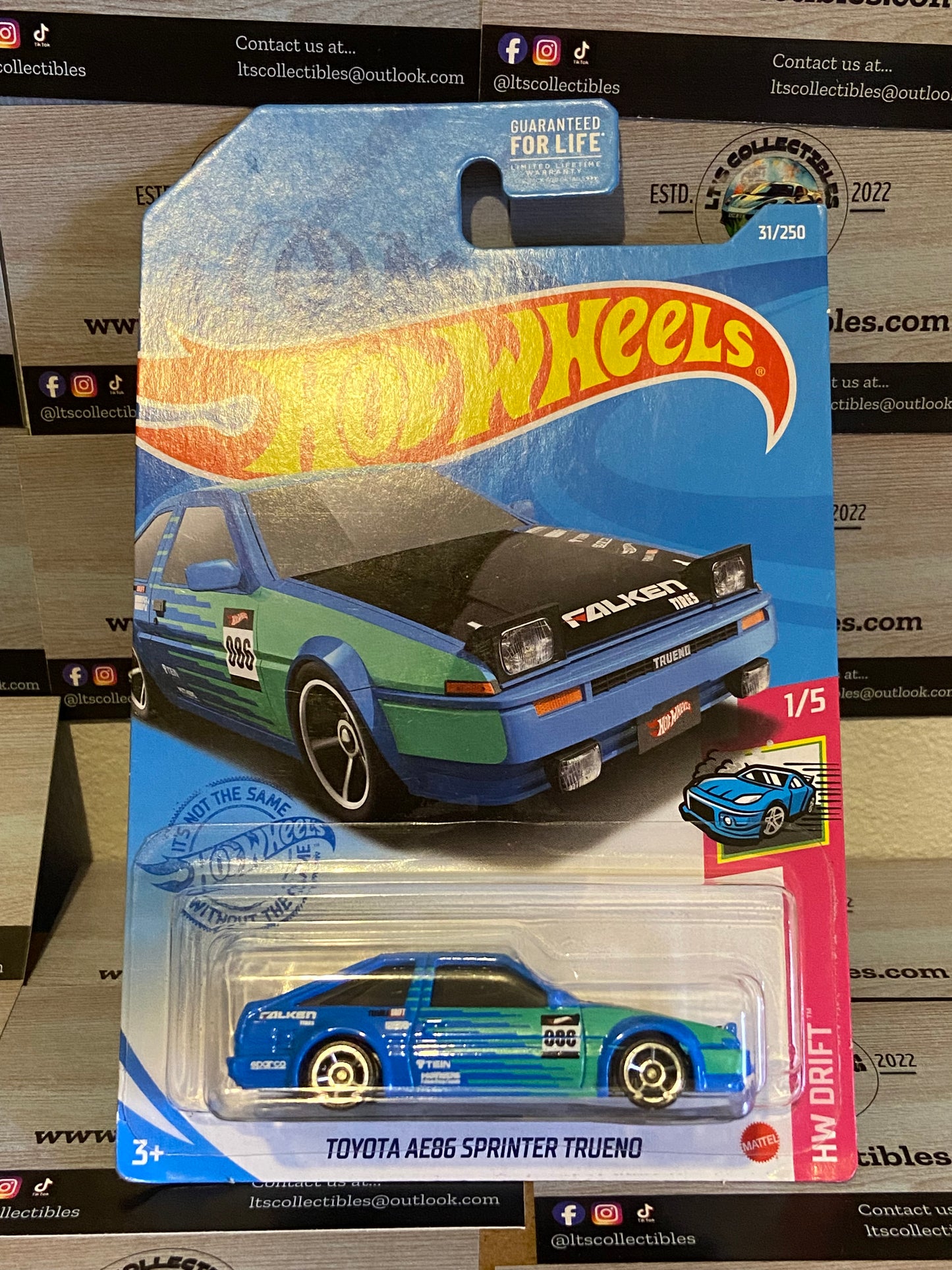 Hot Wheels Mainline - Toyota AE86 Sprinter Trueno
