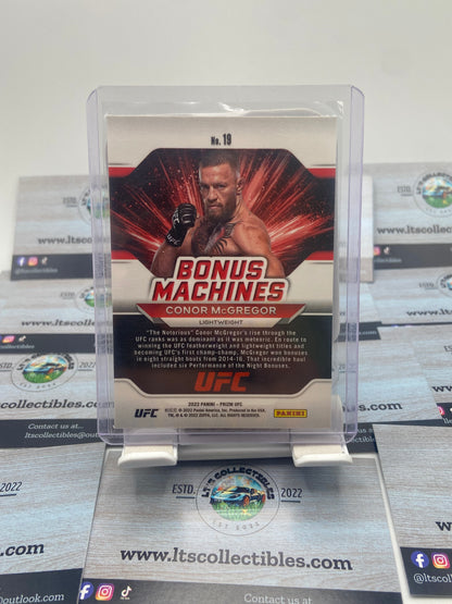 2022 panini Prizm UFC - Connor McGregor Bonus machines