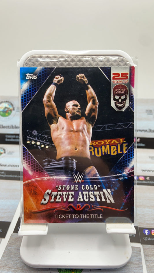 Topps WWE - 25 years of stone cold Steve Austin