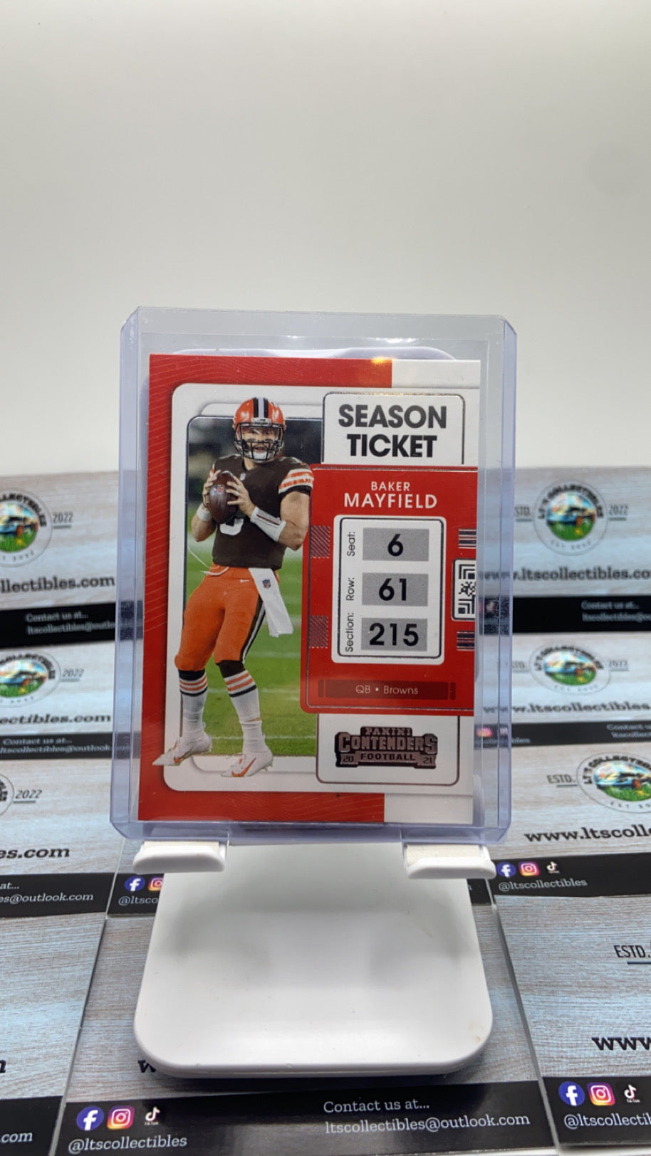 2021 Panini Contenders football - Baker Mayfield Season Ticket