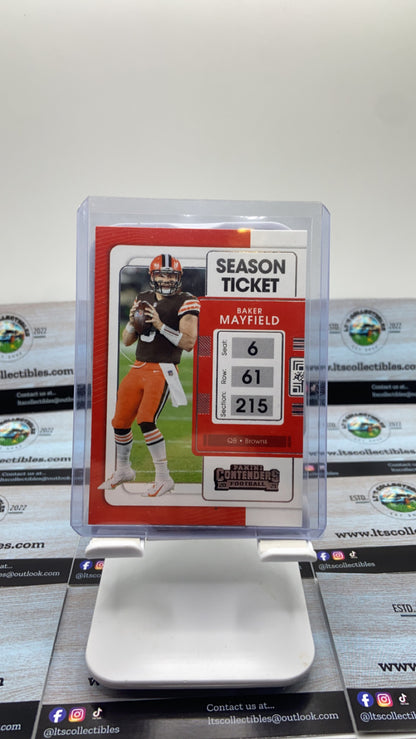 2021 Panini Contenders football - Baker Mayfield Season Ticket