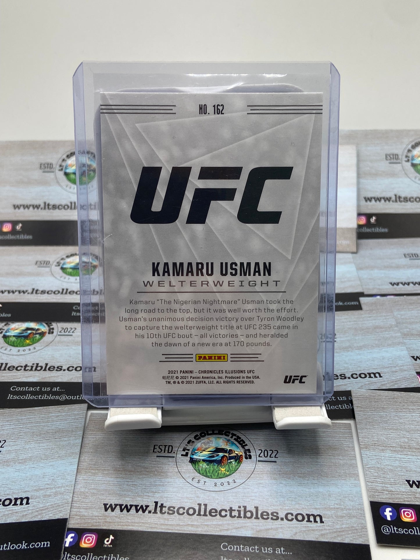 2022 Panini Chronicles illusion  UFC - Kamaru Usman