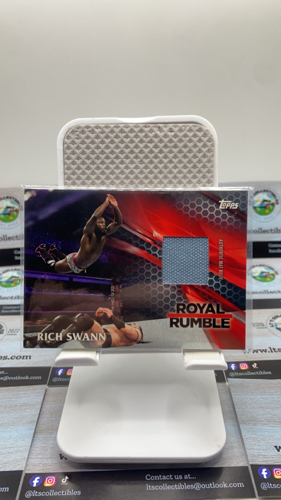 Topps WWE - Rich Swanson - Royal Rumble Authentic mat relic /299