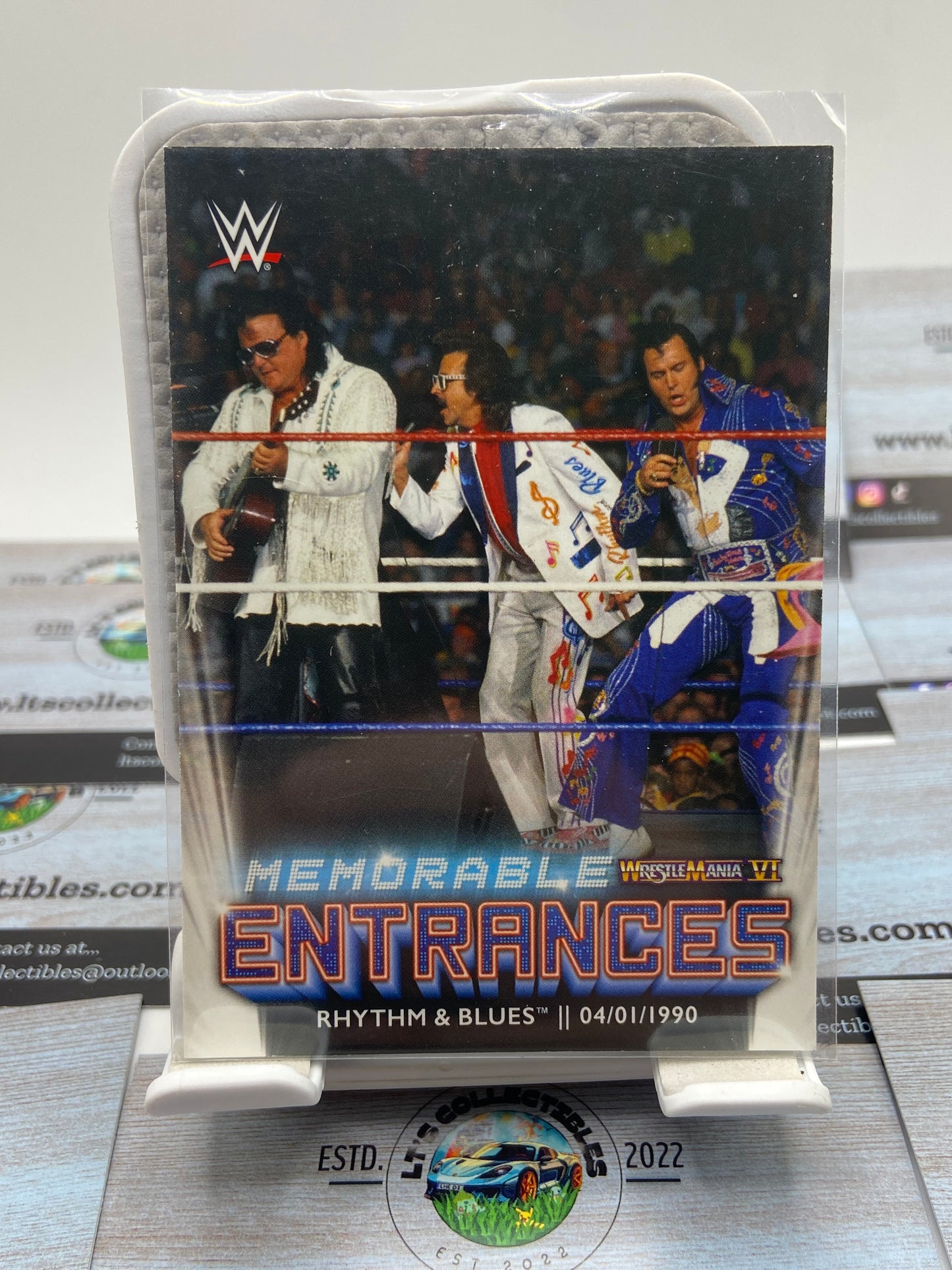 Wwe topps - wrestle mania 25 Rythem & Blues entrance