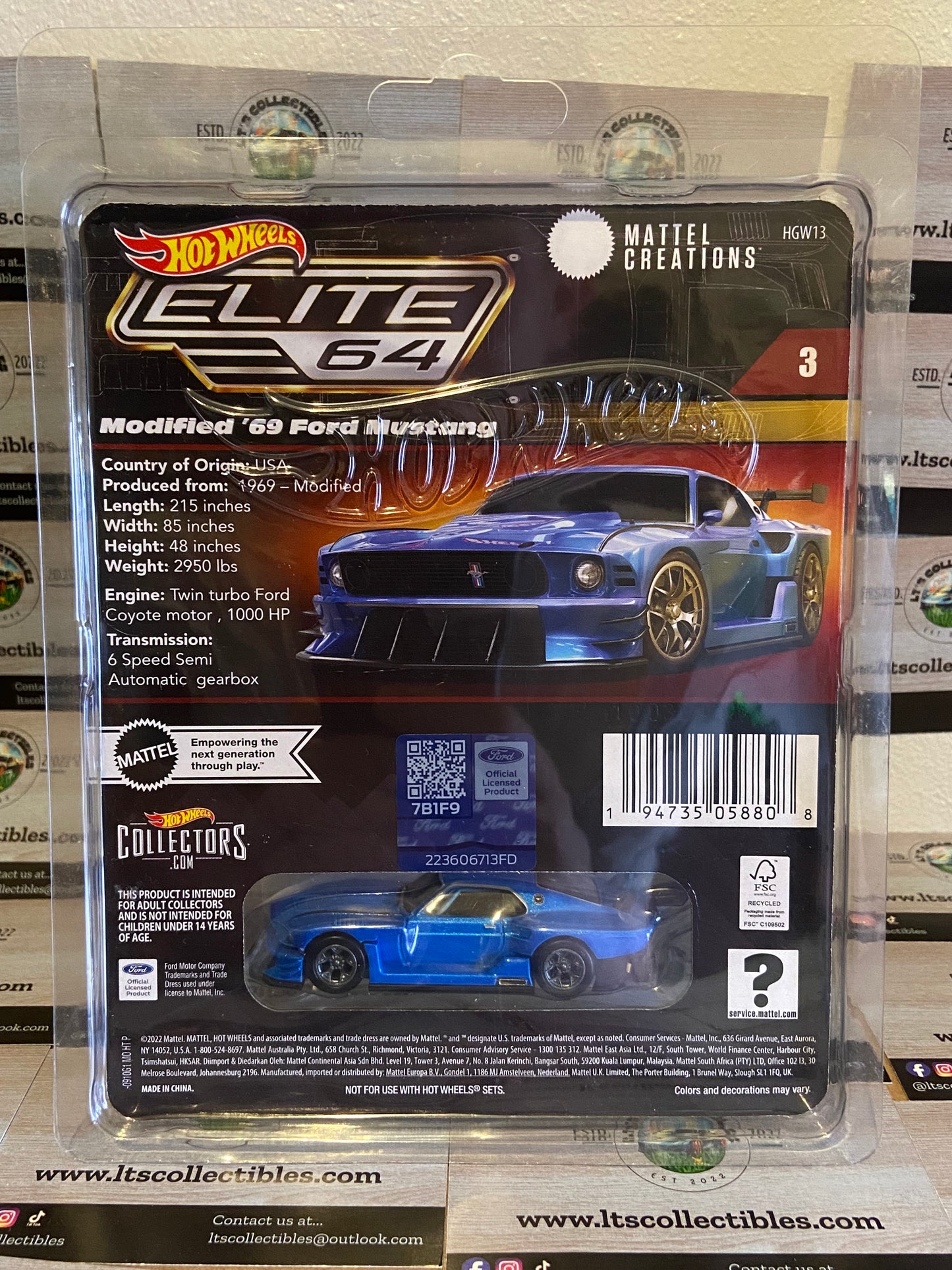 Hot Wheels RLC - Elite 64 Mustang