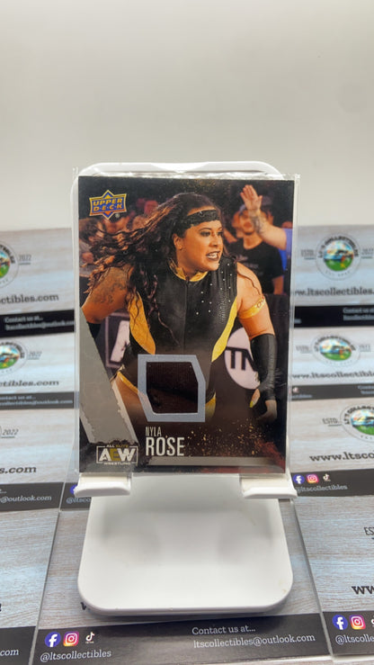 Upper deck - AEW Nyla Rose Authentic worn patch