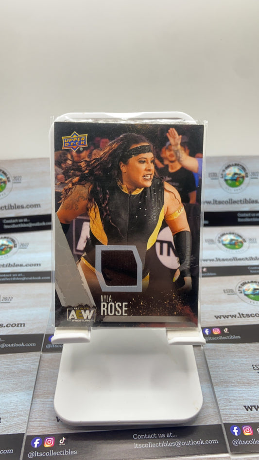 Upper deck - AEW Nyla Rose Authentic worn patch