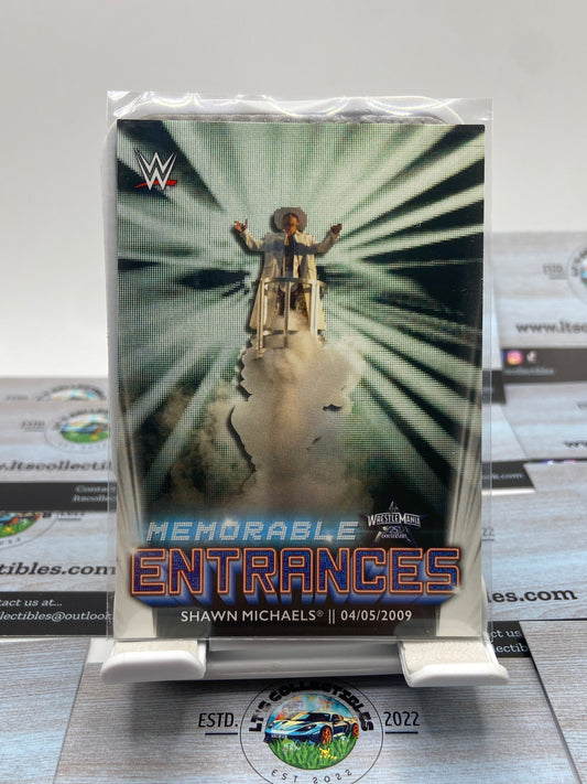 Wwe topps - wrestle mania 25 Shawn Michaels entrance