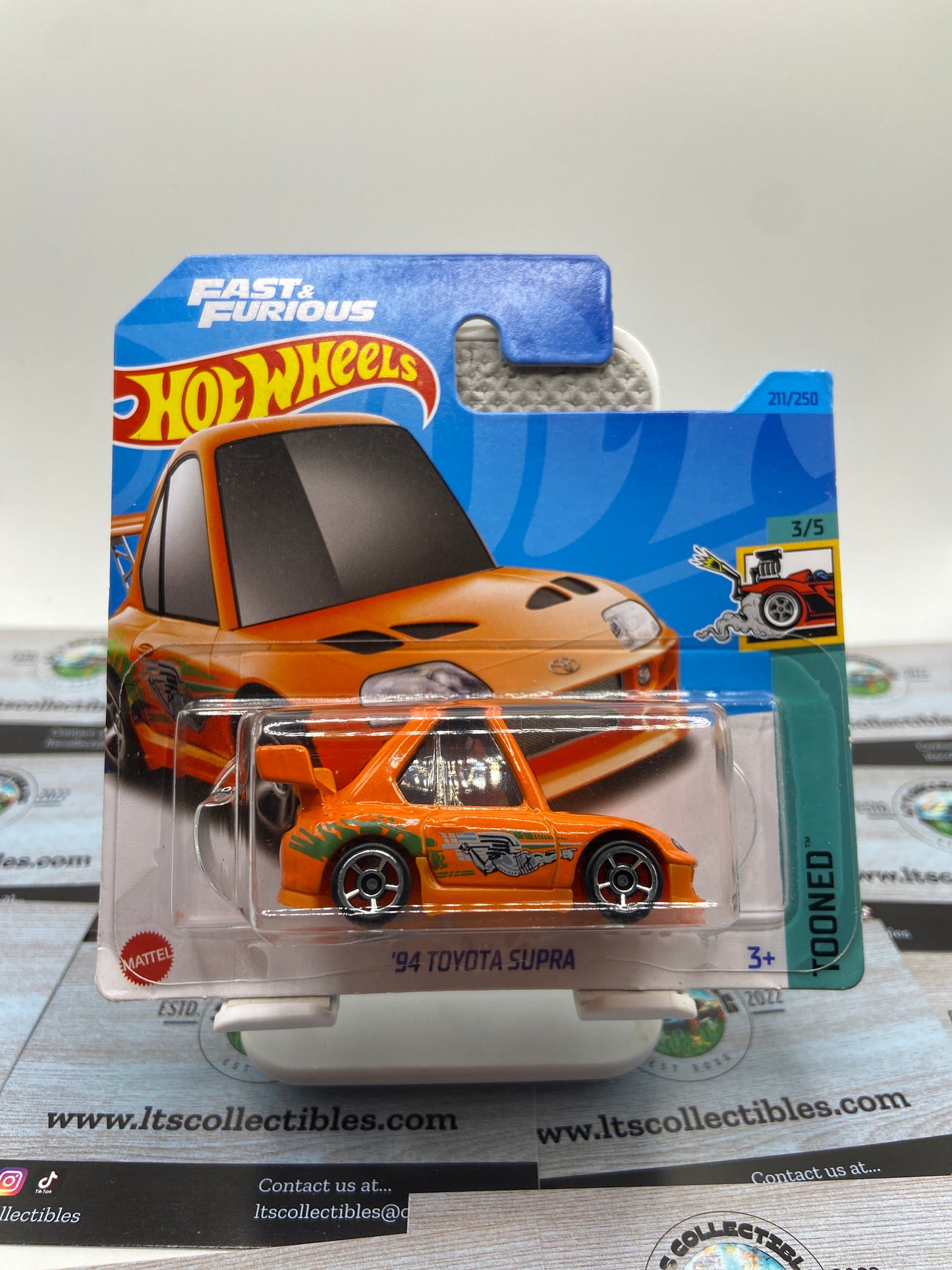 Hot Wheels Mainline - Tooned ‘95 Toyota Supra