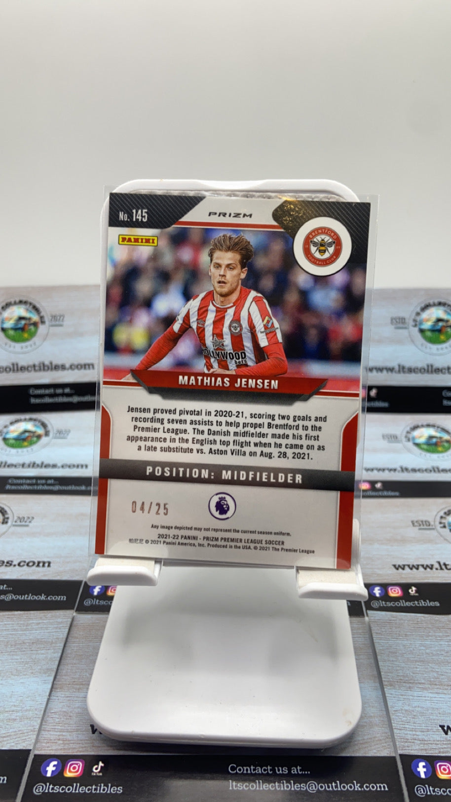 Panini Prizm - Mathias Jensen /25
