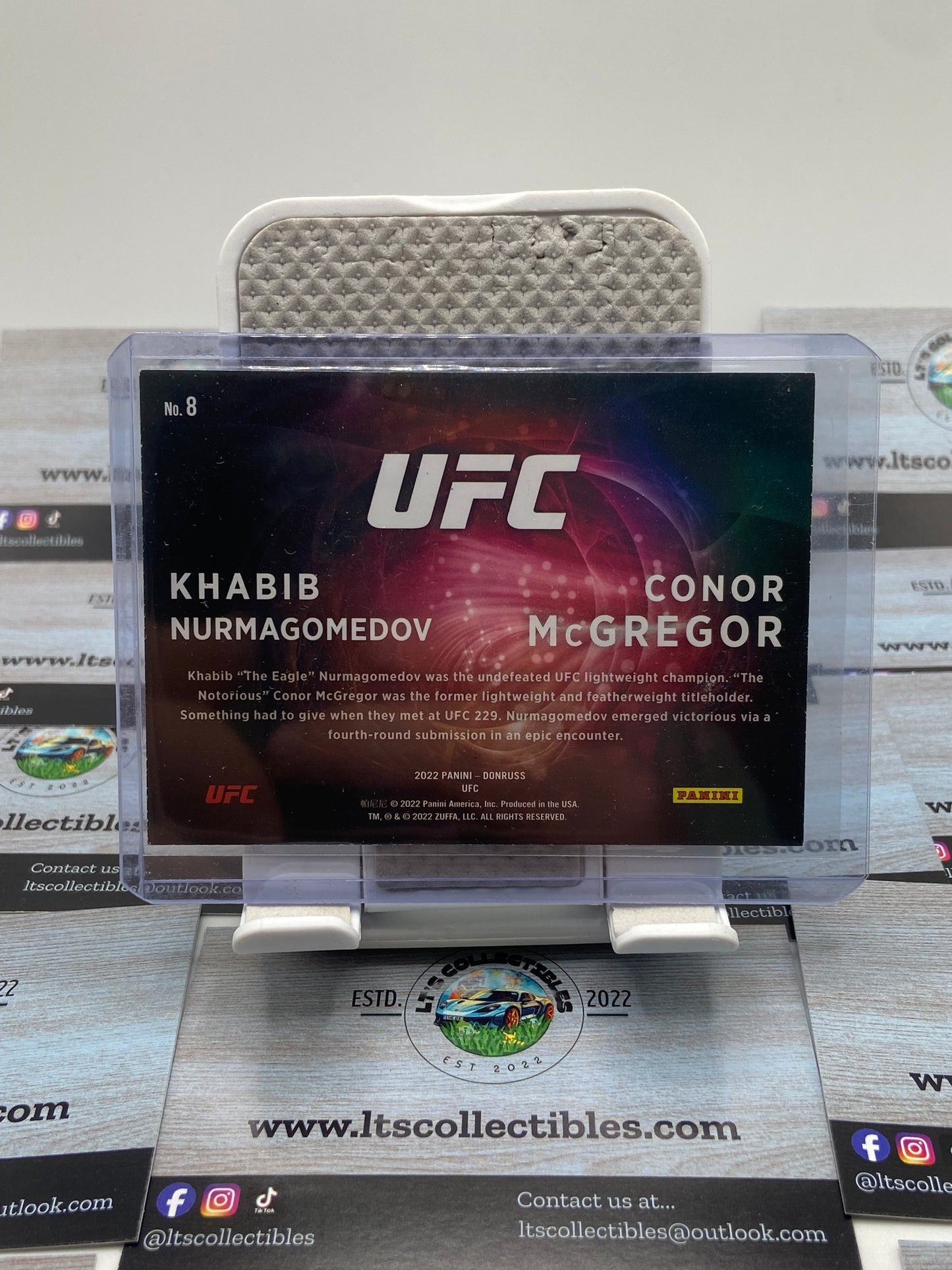 2022 Panini Donruss UFC - Khabib v McGregor